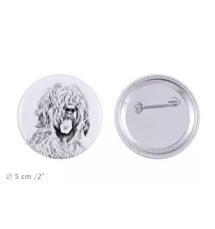 Berger de Brie, Briard - badge avec votre chien, ajoutez votre propre photo, marque Art-Dog