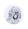 Berger de Brie, Briard - badge avec votre chien, ajoutez votre propre photo, marque Art-Dog