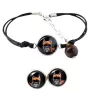 Boxer III - ensemble de bijoux avec votre photo, accessoire féminin, article fait main, produit fabriqué à la main avec passion pour la création de la marque Art-Dog