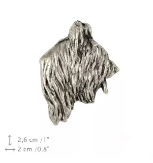 Briard, Berger de Brie - hanging earrings with dogs, charming jewelry for a dog mom, a gift for a girl from the Art-Dog brand