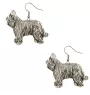 Briard, Berger de Brie II - Hängende Ohrringe mit Hunden, entzückender Schmuck für Hunde-Mama, Geschenk für Mädchen von der Marke Art-Dog