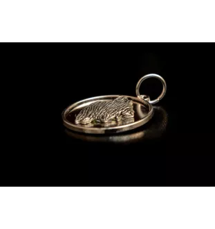 Berger de Brie, Briard - collier avec chien, pendentif pour maman de chien, bijoux uniques de la marque Art-Dog