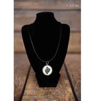 Briard, Berger de Brie - Halskette mit Hund, Anhänger für Hundemama, einzigartiger Schmuck der Marke Art-Dog