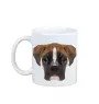 Boxer, German Boxer III - cup with a geometric dog image and the inscription Art-Dog