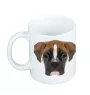 Boxer, German Boxer III - cup with a geometric dog image and the inscription Art-Dog
