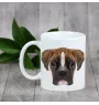 Boxer, German Boxer III - cup with a geometric dog image and the inscription Art-Dog
