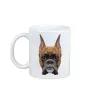 Boxer I - tasse avec une photo et un motif de chien géométrique Art-Dog