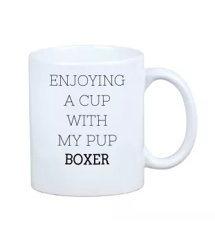 Boxer, Deutscher Boxer I - Becher mit einem Bild und dem Schriftzug geometrischer Hund Art-Dog