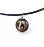Briard, Berger de Brie - Schmuck mit Ihrem Foto-Box, Halskette und Ohrringe-Set, personalisierte Produkte der Marke Art-Dog.