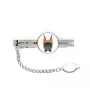 Boxer, German Boxer I - geometric tie clip with a picture and inscription from Art-Dog