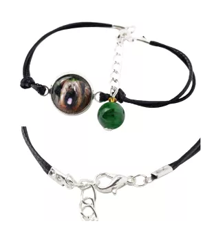 Berger de Brie, Briard - bracelet dans une boîte avec votre photo, bijoux féminins, cadeau parfait de la marque Art-Dog