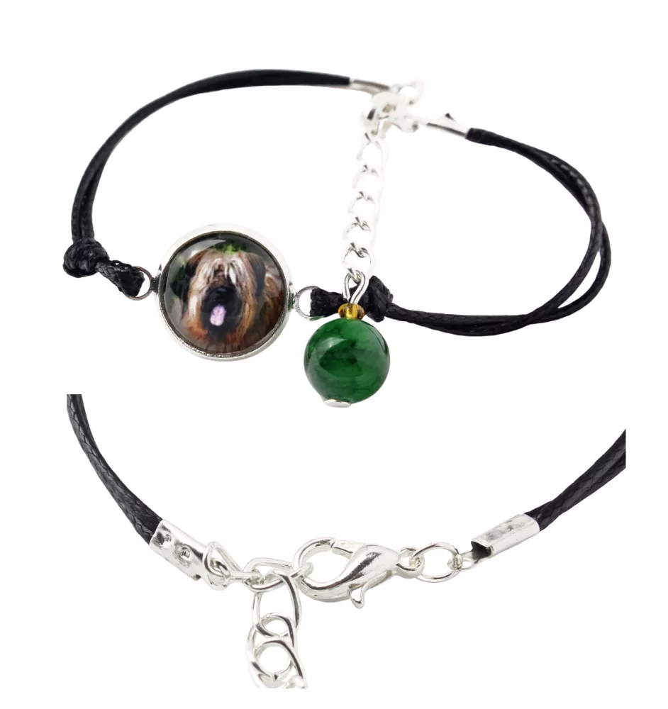 Briard, Berger de Brie - Armband in einer Schachtel mit Ihrem Foto, femininer Schmuck, ein ausgezeichnetes Geschenk der Marke Art-Dog.