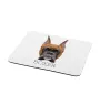 Boxer, Deutscher Boxer I - geometrisches Mauspad mit Bild und Aufschrift von Art-Dog