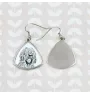 Briard, Berger de Brie - dog earrings, hanging earrings with a picture, personalized jewelry with Art-Dog brand print