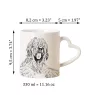 Briard, Berger de Brie - Tasse mit Hund, entzückende Tasse mit herzförmigem Henkel, universelles Geschenk der Marke Art-Dog