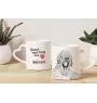 Briard, Berger de Brie - cup with a dog, adorable cup with a heart-shaped handle, universal gift from the Art-Dog brand