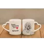 Briard, Berger de Brie - Tasse mit Hund, entzückende Tasse mit herzförmigem Henkel, universelles Geschenk der Marke Art-Dog