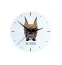Boxer, German Boxer I - geometric wall clock with a picture and the brand name Art-Dog