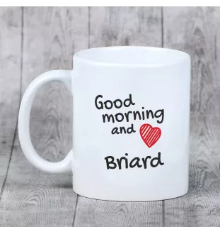 Briard, Berger de Brie - Tasse mit Hund, Tasse mit Bild, personalisiertes Geschenk der Marke Art-Dog