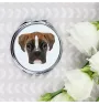 Boxer, German Boxer III - mirror with a geometric design and the brand name Art-Dog