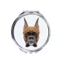 Boxer I - miroir avec une image et un motif géométrique de la marque Art-Dog