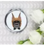 Boxer, German Boxer I - mirror with a geometric design and the brand name Art-Dog