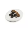 Boxer III - une plaque avec une photo et un motif géométrique de la marque Art-Dog