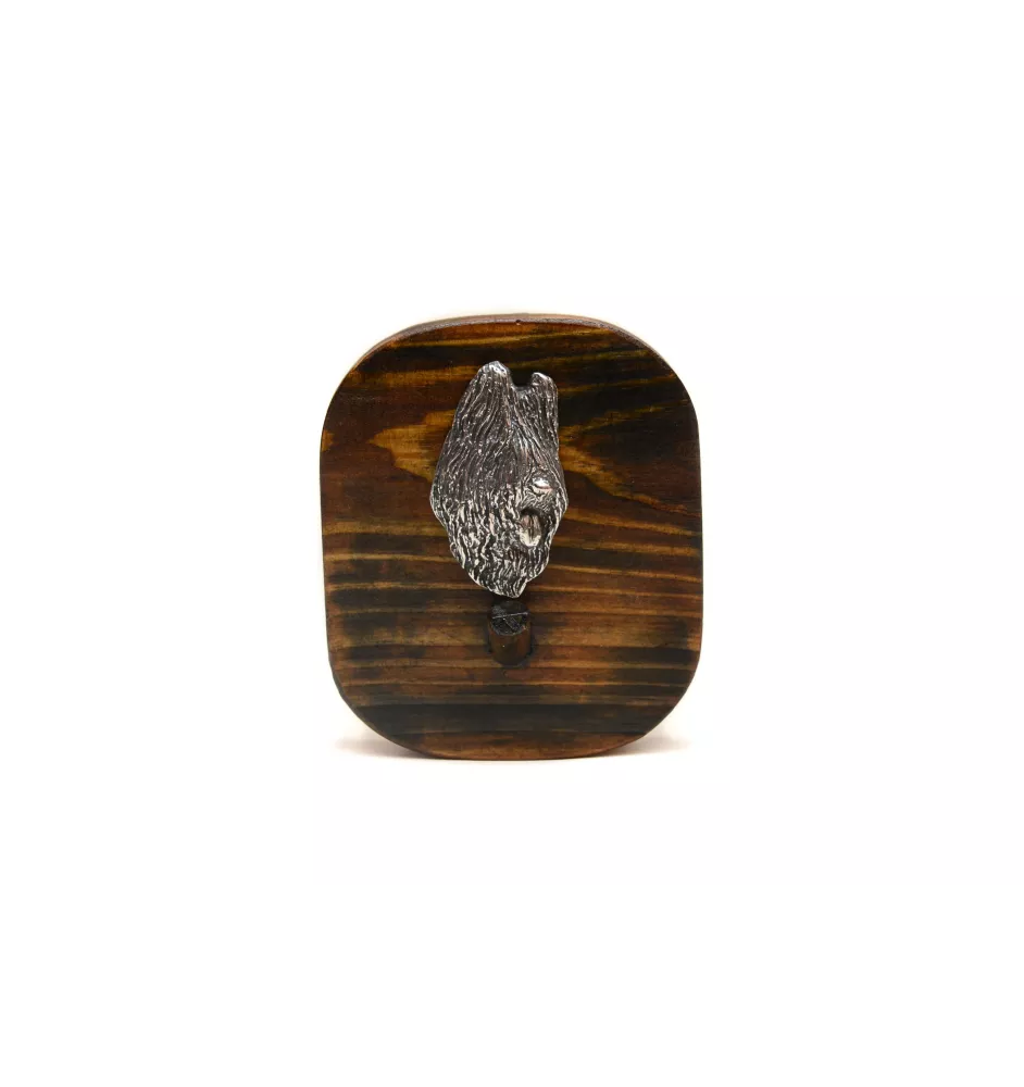 Owczarek francuski Briard wieszak drewniany pojedynczy Art-Dog