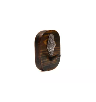 Berger de Brie, Briard I - porte-clés, porte-clés avec chien pour les médailles, crochet pour les clés de la marque Art-Dog