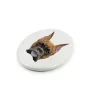 Boxer I - une plaque avec une photo et un motif géométrique de la marque Art-Dog