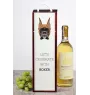 Boxer I - une boîte géométrique avec une photo et un texte pour le vin de la marque Art-Dog