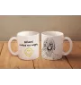 Briard, Berger de Brie - cup with a dog, cheerful cup for a dog lover, personalized gift from the Art-Dog brand