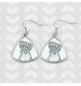 Boxer III - boucles d'oreilles avec chien, boucles d'oreilles pendantes avec photo, bijoux personnalisés avec impression de la marque Art-Dog