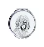 Berger de Brie, Briard - miroir de poche avec chien, miroir personnalisé pour sac à main, miroir compact avec impression de la marque Art-Dog