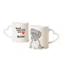 Boxer, German Boxer III - cup with a dog, adorable cup with a heart-shaped handle, universal gift from the Art-Dog brand