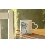 Boxer, German Boxer III - cup with a dog, adorable cup with a heart-shaped handle, universal gift from the Art-Dog brand