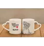 Boxer, German Boxer III - cup with a dog, adorable cup with a heart-shaped handle, universal gift from the Art-Dog brand