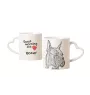 Boxer, Deutscher Boxer I - Tasse mit Hund, entzückende Tasse mit herzförmigem Henkel, universelles Geschenk der Marke Art-Dog