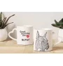 Boxer, German Boxer I - cup with a dog, adorable cup with a heart-shaped handle, universal gift from the Art-Dog brand