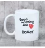 Boxer, German Boxer III - cup with a dog, cup with a photo, personalized gift from the Art-Dog brand