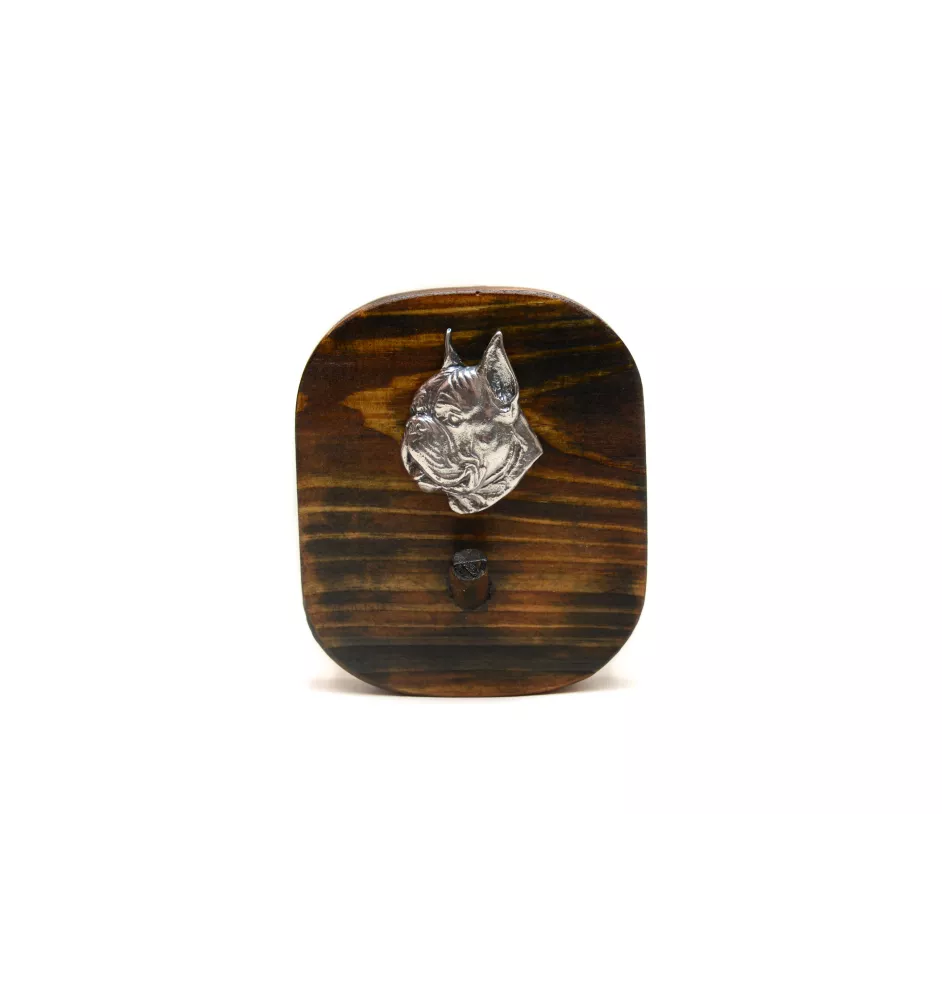 Bokser wieszak drewniany pojedynczy Art-Dog