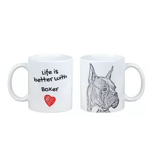 Boxer I - tasse avec chien, tasse avec photo, cadeau personnalisé de la marque Art-Dog