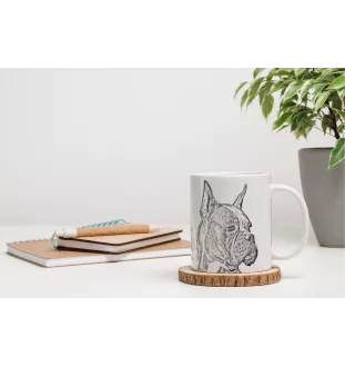 Boxer, German Boxer I - cup with a dog, cup with a photo, personalized gift from the Art-Dog brand