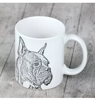 Boxer, German Boxer I - cup with a dog, cup with a photo, personalized gift from the Art-Dog brand
