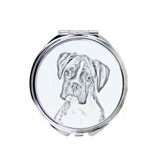 Bokser lusterko ze zdjęciem psa Art-Dog