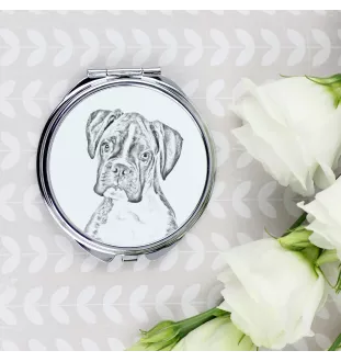 Bokser lusterko ze zdjęciem psa Art-Dog