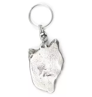 Chinesischer Schopfhund - Versilberte Hund Anhänger, Handtasche Dekoration, Rucksack-Anhänger von Art-Dog Marke