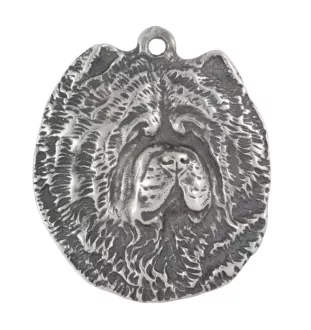 Chow Chow, Chowchow - Porte-clés argenté avec chien, décoration de sac à main, pendentif de sac à dos par la marque Art-Dog
