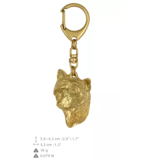 Grzywacz Chiński brelok pozłacany Art-Dog