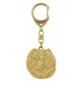 Chow Chow, Chowchow - Porte-clés doré avec chien dans boîte cadeau, décoration de sac à main, accessoire de luxe de la marque Art-Dog